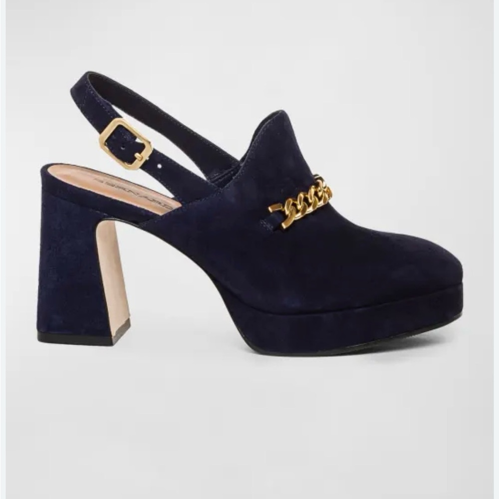 Bernardo Napa platform sling back, size 7